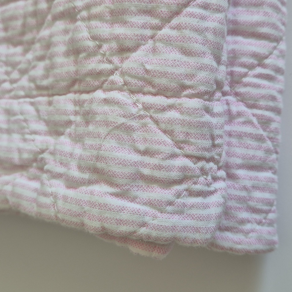 Tommy Hilfiger Soft Pink Quilted Pillow Cover Set - Picture 2 of 12